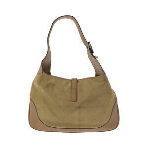 Gucci Tan shoulder Jackie suede bag Camel One brown Tan Brown
